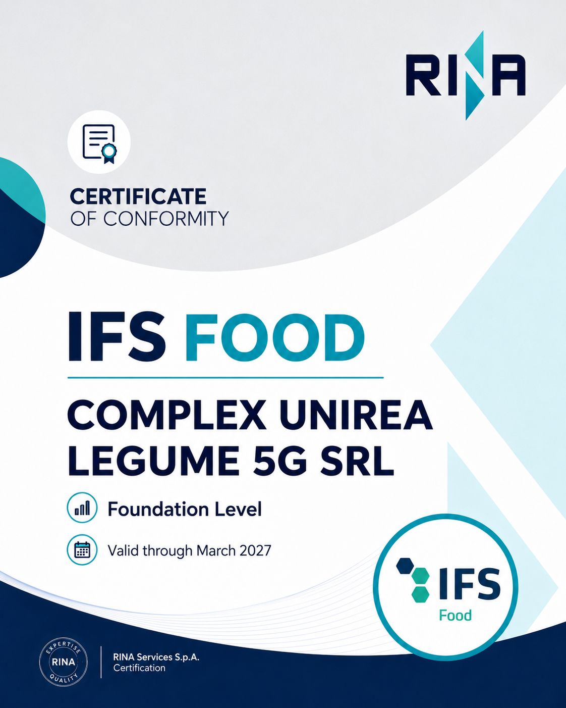 IFS Food Sertifikası