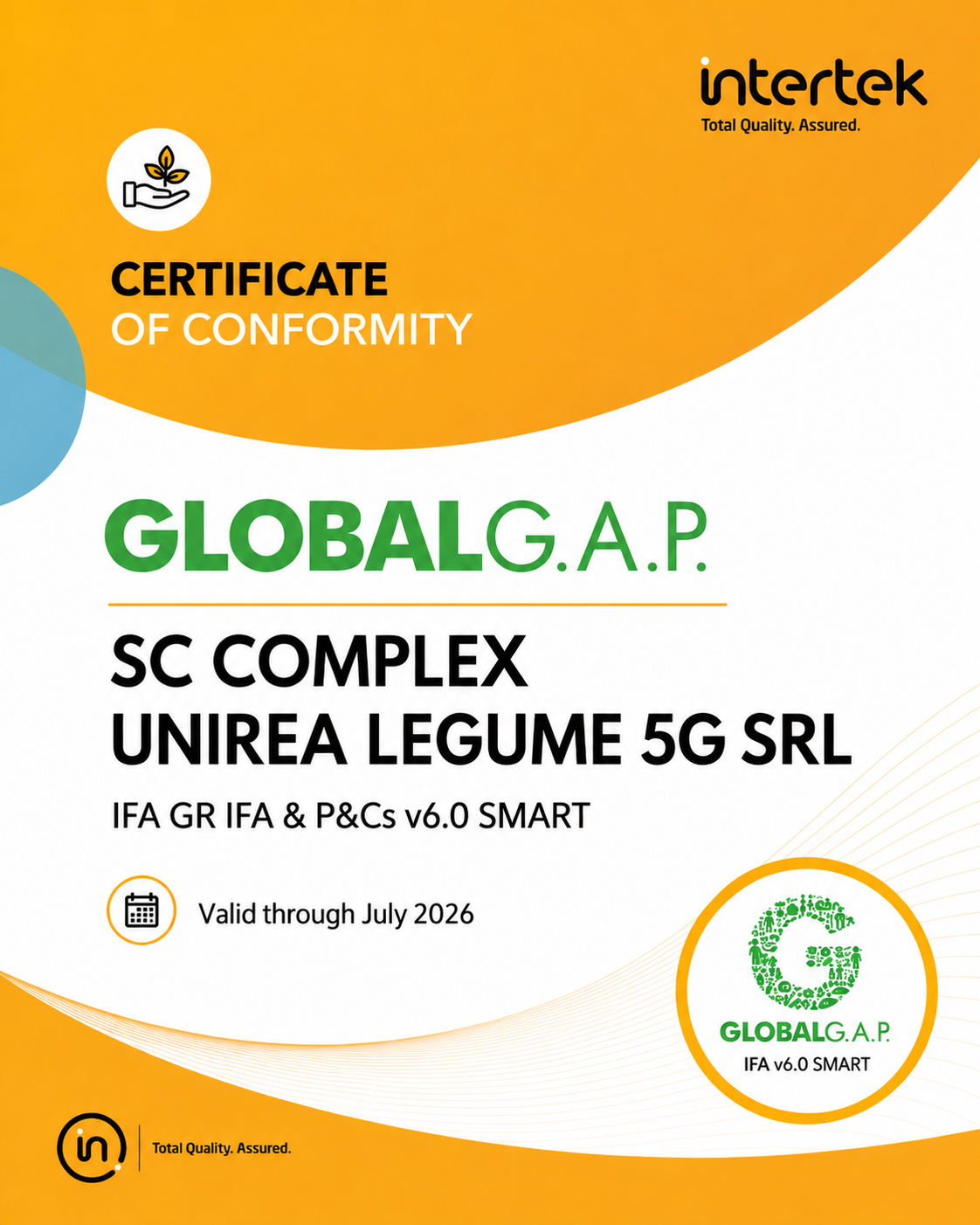 GLOBALG.A.P. Sertifikası